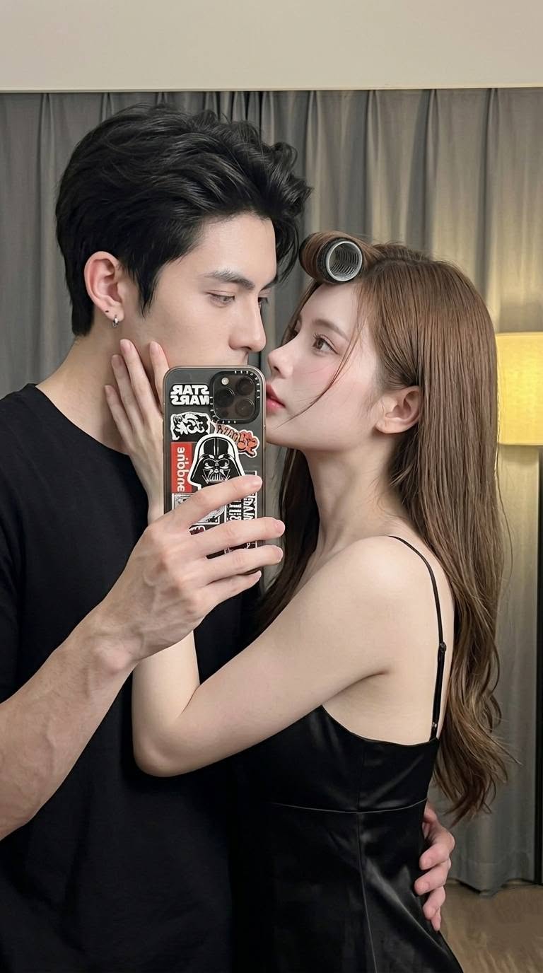 Nụ Hôn Ngọt Ngào Trước Gương - Ảnh mẫu tham khảo