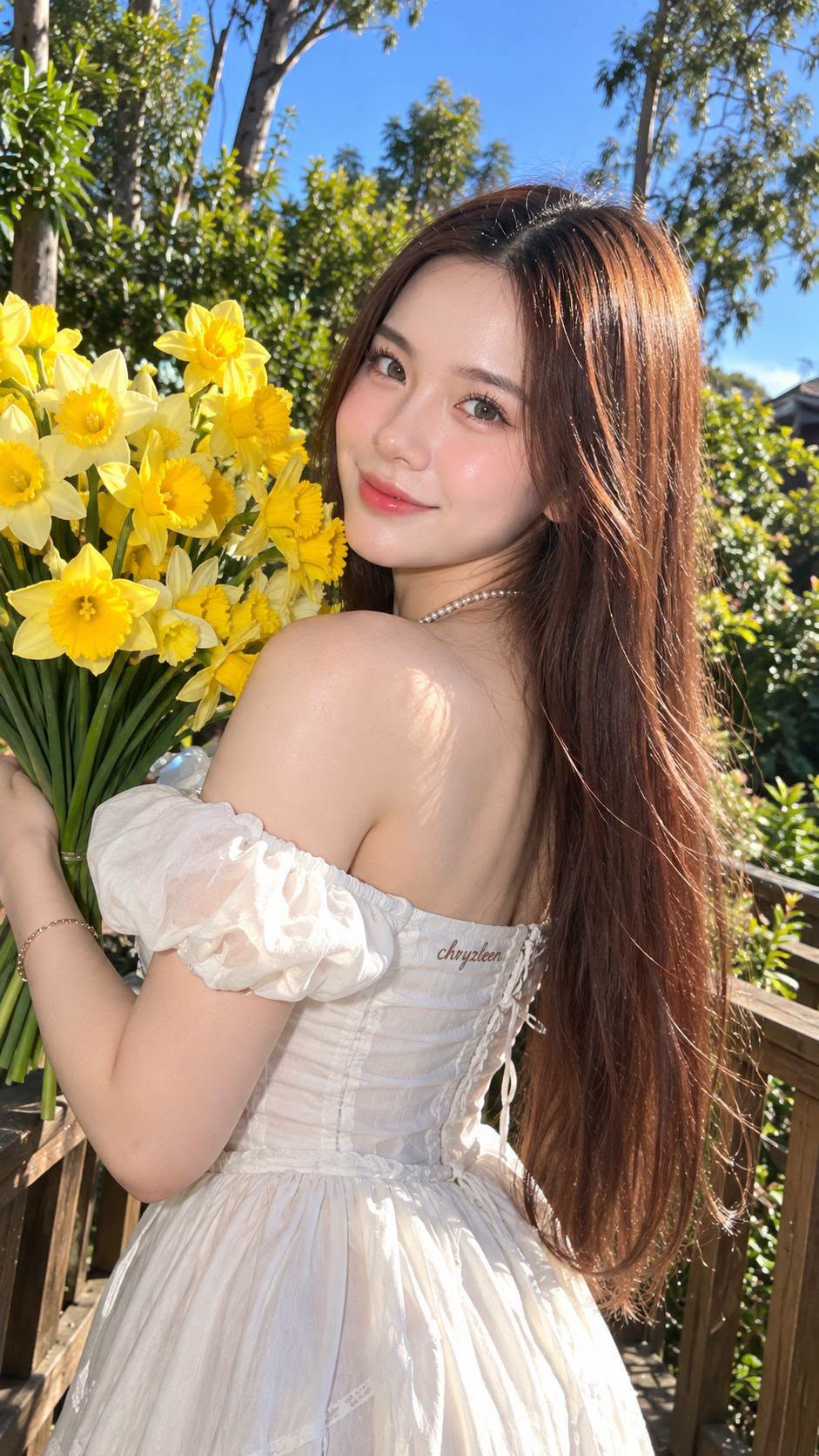 Nàng Thơ Giữa Vườn Hoa Vàng - Ảnh mẫu tham khảo