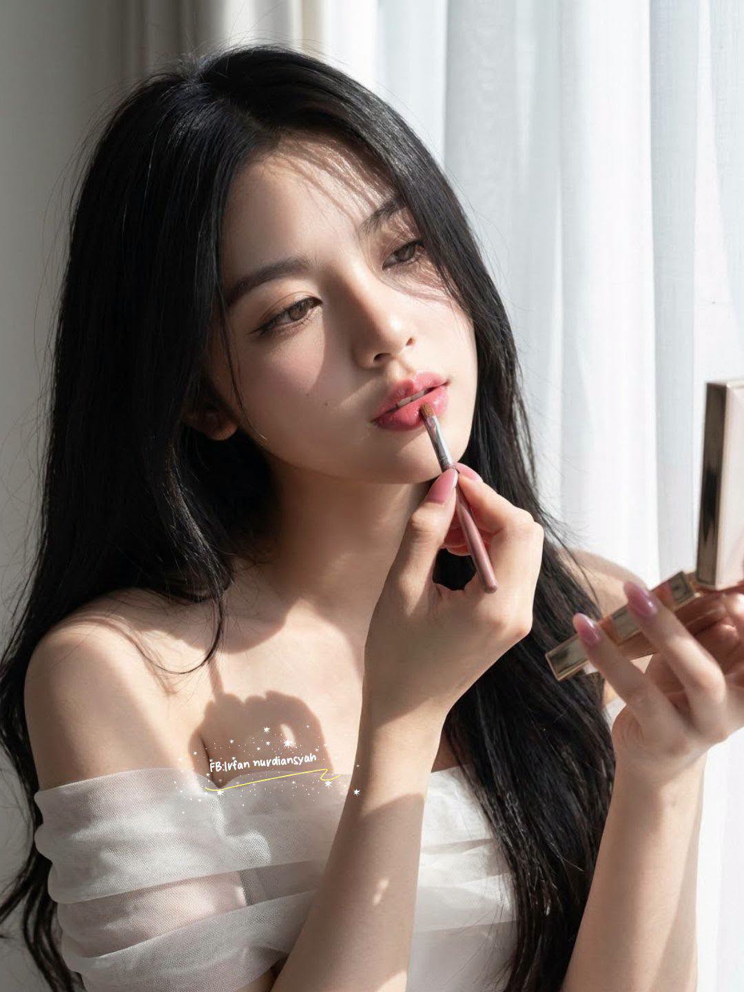 Mẫu ảnh AI Nàng thơ - Nàng Thơ Trang Điểm