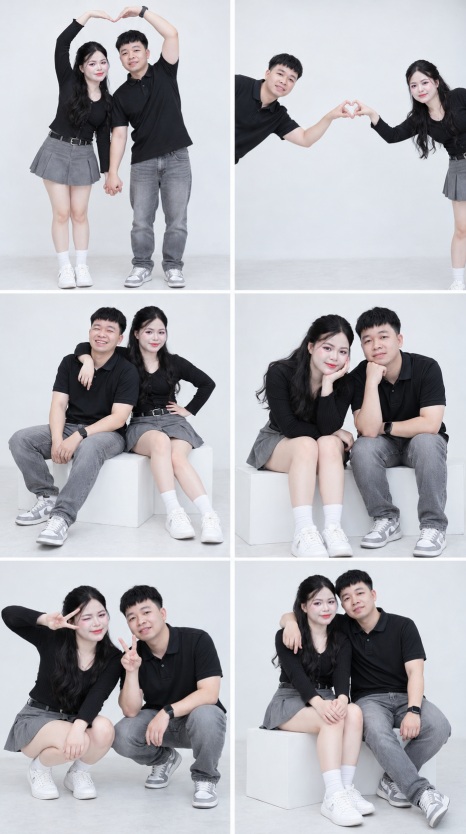 Bộ ảnh couple phong cách Hàn Quốc - Ảnh mẫu tham khảo
