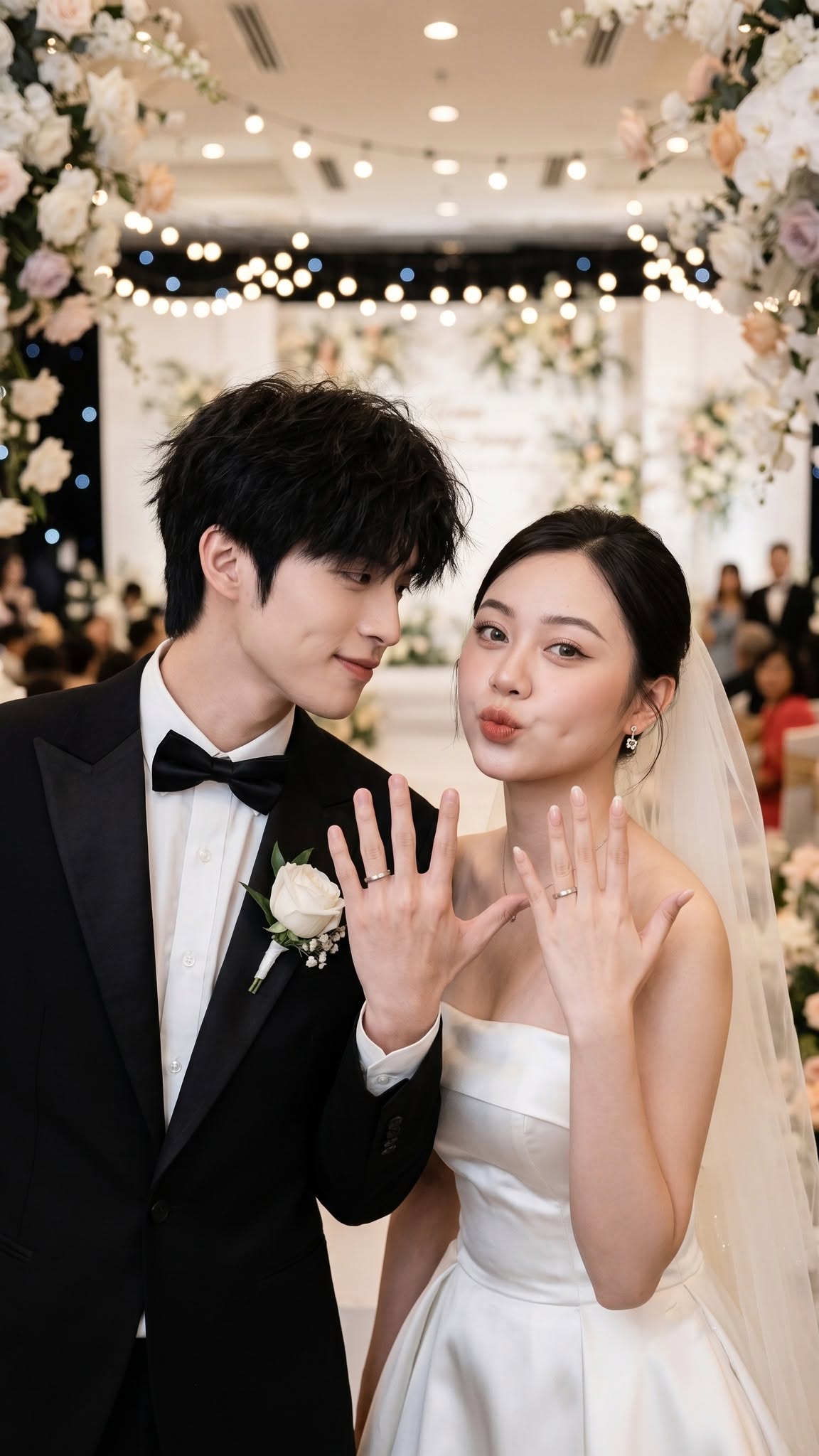 Khoảnh khắc cưới ngọt ngào - Ảnh mẫu tham khảo