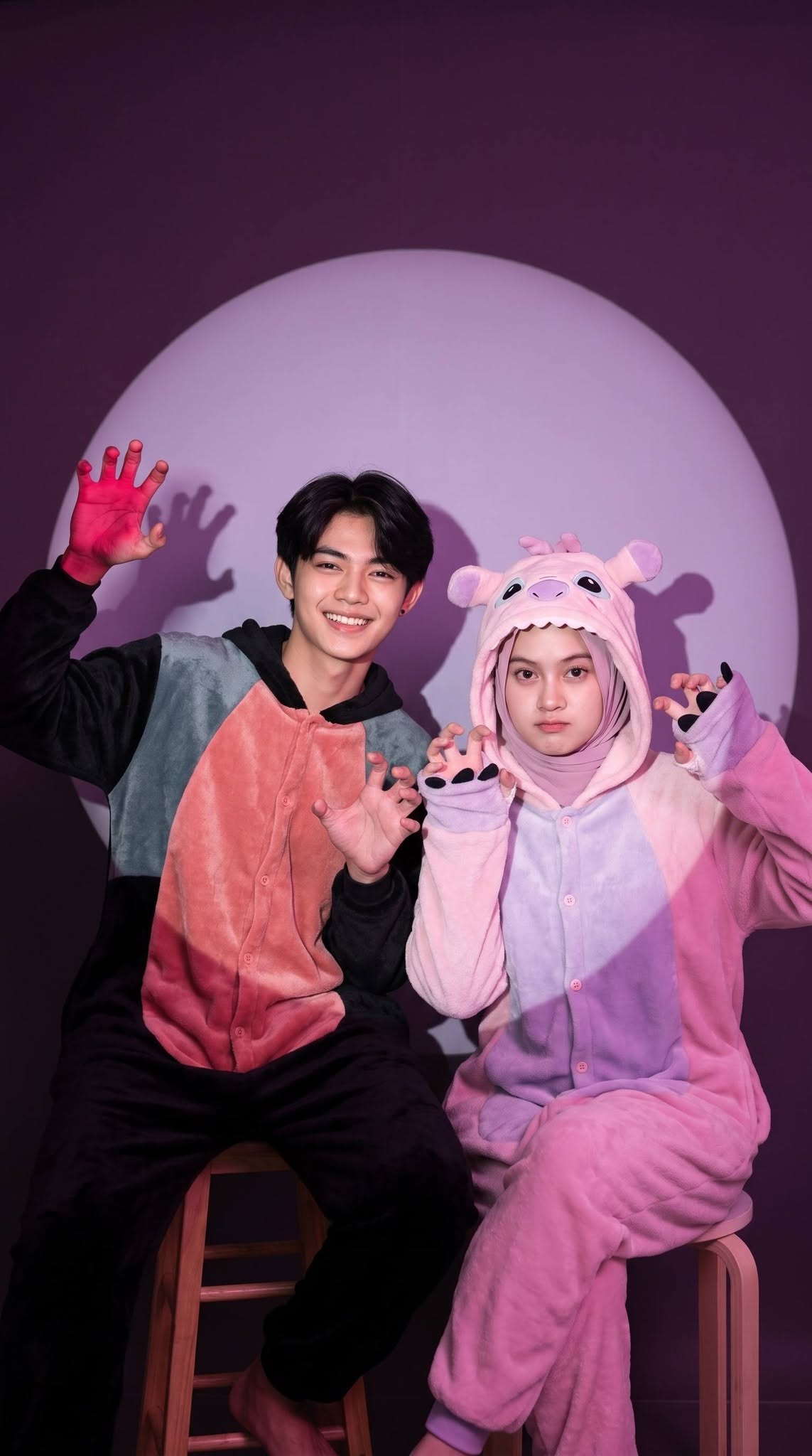 Couple hóa trang dễ thương - Ảnh mẫu tham khảo