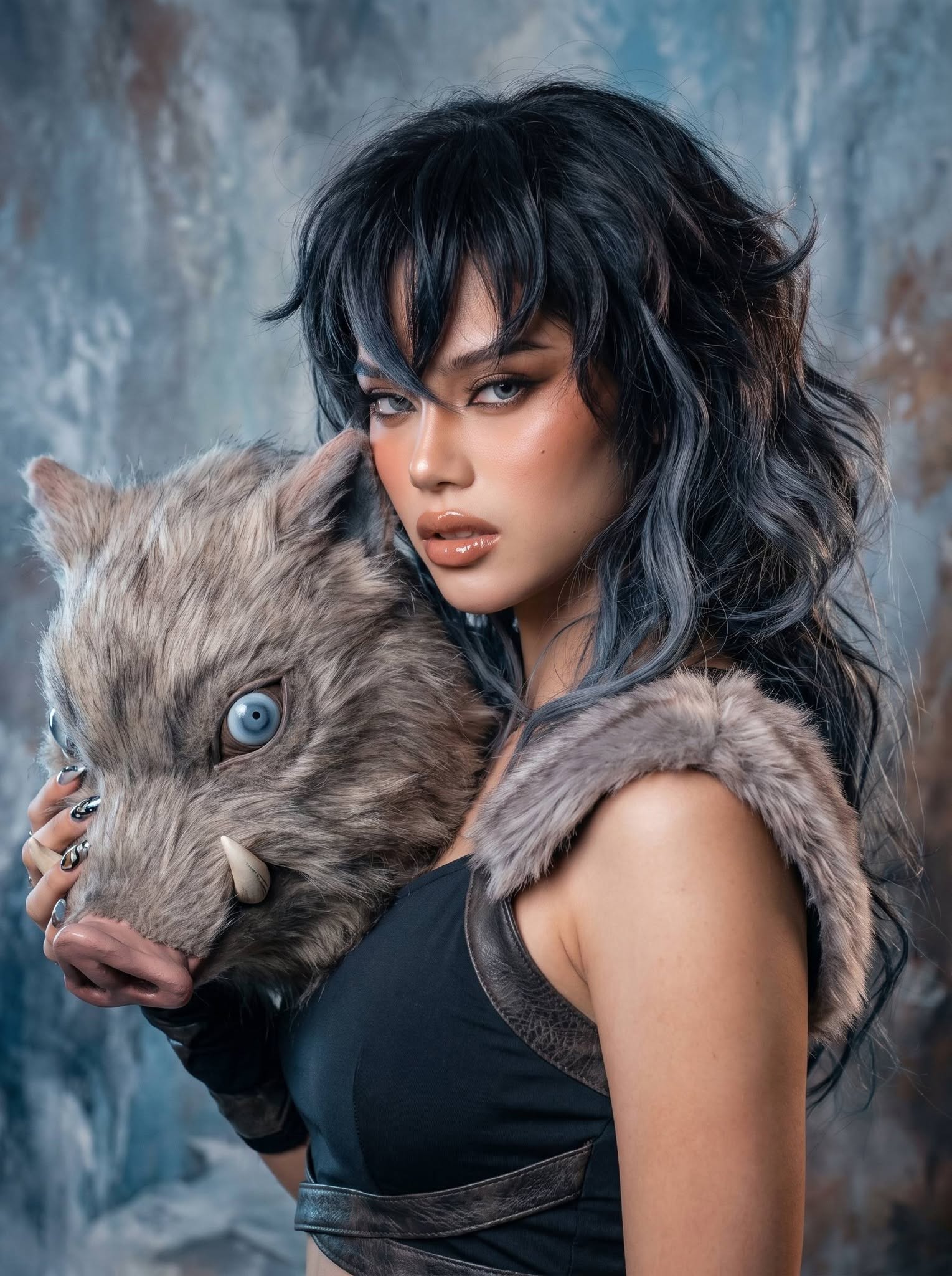 Tạo Ảnh Cô Gái Chiến Binh Sói Hoang Dã | Concept Fantasy AI - Ảnh mẫu tham khảo
