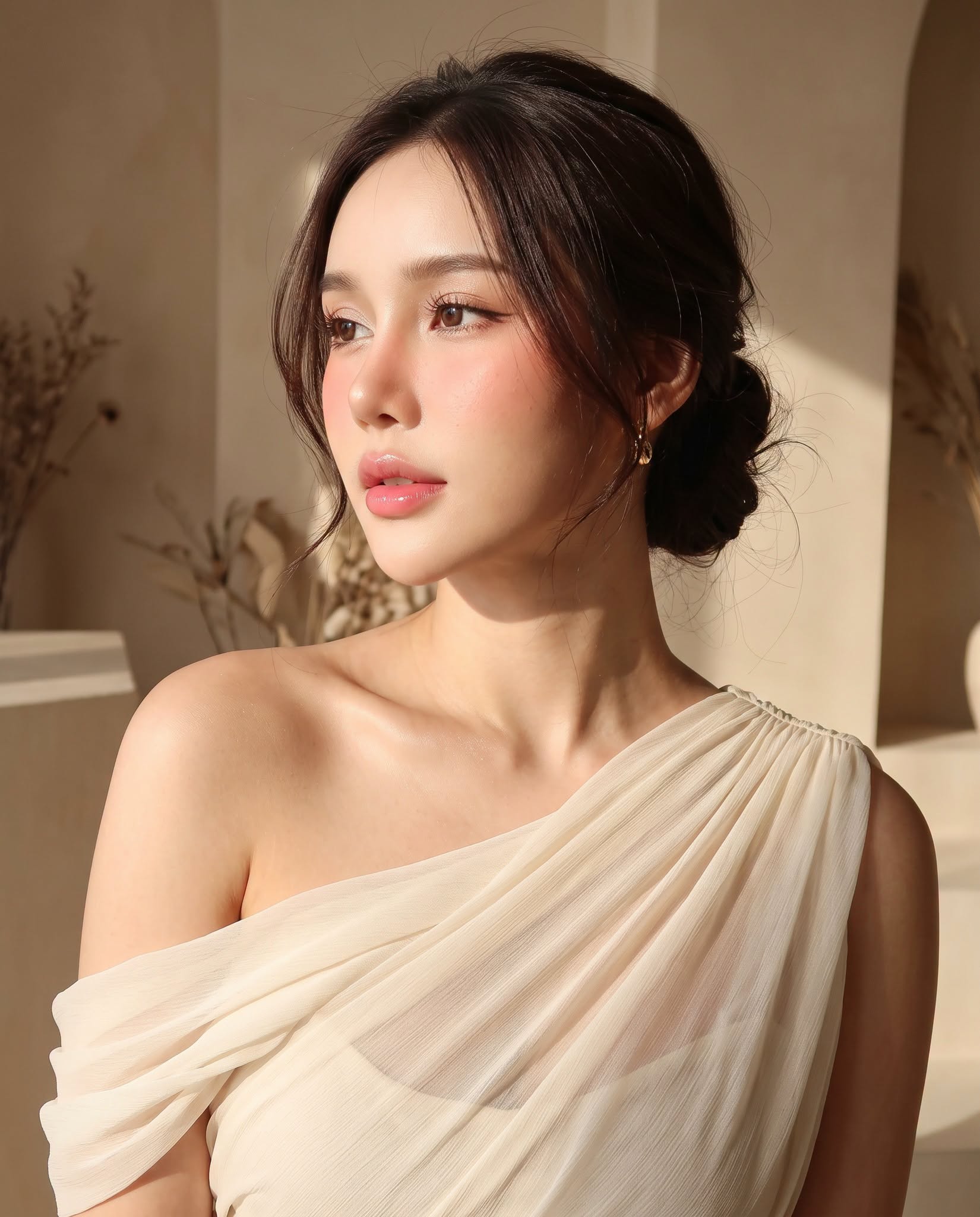 Mẫu ảnh AI Tạo Ảnh AI Chân Dung Nữ Thanh Lịch – Ảnh Cô Gái Đẹp Với Ánh Sáng Tự Nhiên - Chân dung nữ