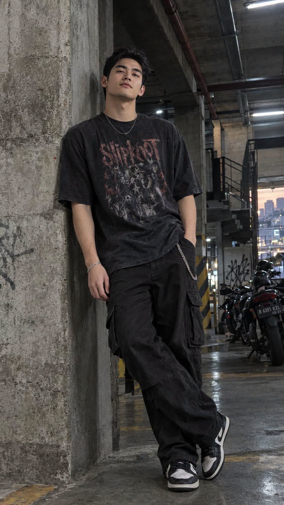 Mẫu ảnh AI Tạo Ảnh AI Nam Phong Cách Streetwear –  Ảnh Thời Trang Nam Cá Tính - Chân dung Nam