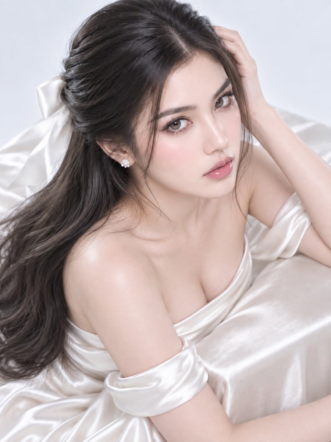 Mẫu ảnh AI Tạo Hình Ảnh Chân Dung Nữ Quyến Rũ, Sang Trọng - Chân dung nữ